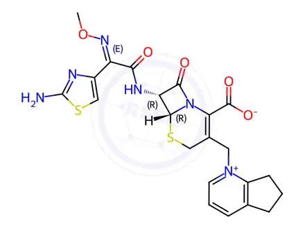 Chemical structure of E-Cefpirome