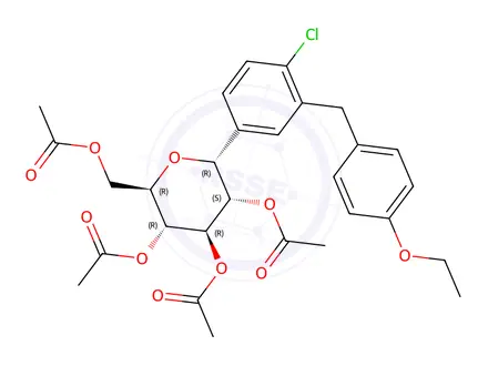 Chemical structure of Dapagliflozin Impurity 14