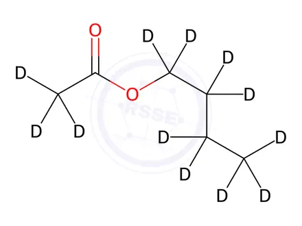 Chemical structure of n-Butyl Acetate-d12