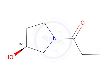 Chemical structure of (S)-1-(3-hydroxypyrrolidin-1-yl)propan-1-one