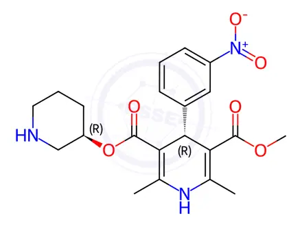 Chemical structure of Des-Benzyl Benidipine