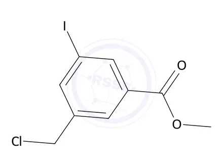 Chemical structure of Methyl 3-(chloromethyl)-5-iodobenzoate
