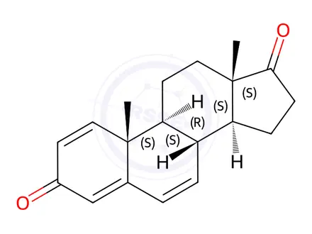 Chemical structure of Androsta-1,4,6-triene-3,17-dione Solution in Acetonitrile