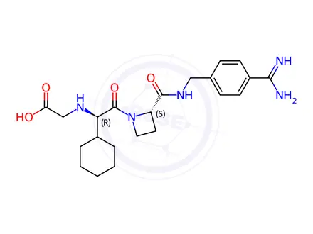 Chemical structure of Melagatran