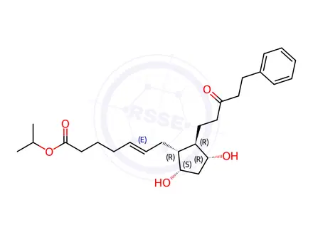 Chemical structure of 15-Keto Latanoprost