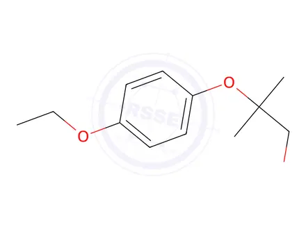 Chemical structure of 1-Propanol,2-(4-ethoxyphenoxy)-2-methyl-(9CI)