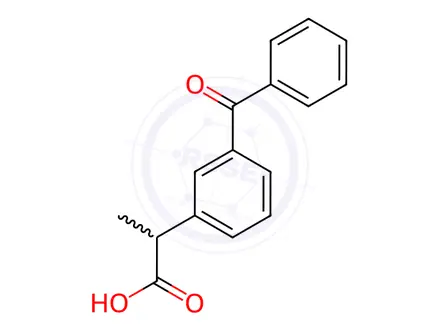 Chemical structure of Ketoprofen