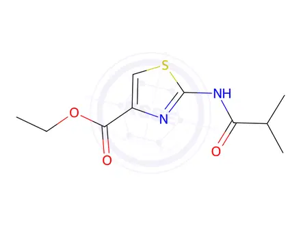 Chemical structure of Ethyl 2-(Isobutyramido)thiazole-4-carboxylate