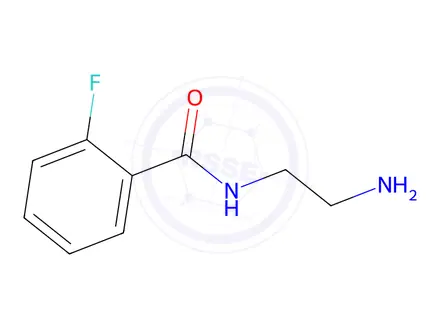 Chemical structure of N-(2-aminoethyl)-2-fluorobenzamide