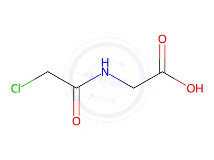 Chemical structure of 2-[(2-Chloroacetyl)amino]acetic acid