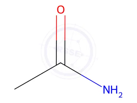 Chemical structure of Acetamide