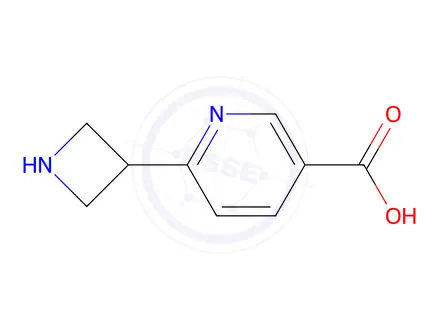 Chemical structure of 6-(Azetidin-3-yl)nicotinic acid