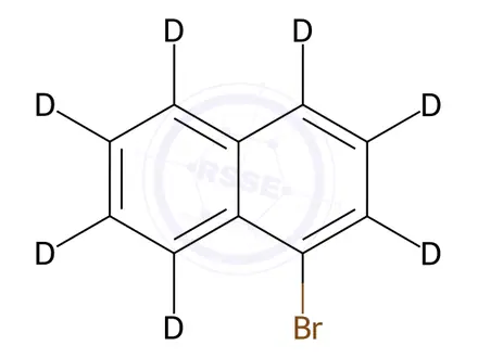 Chemical structure of 1-Bromonaphthalene-D7