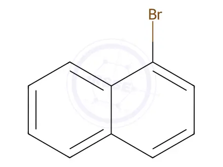 Chemical structure of 1-bromonaphthalene