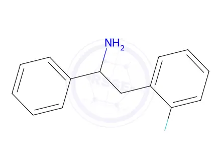 Chemical structure of 2-(2-Fluorophenyl)-1-phenylethan-1-amine