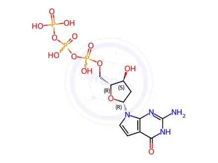 Chemical structure of -N7-DGTP