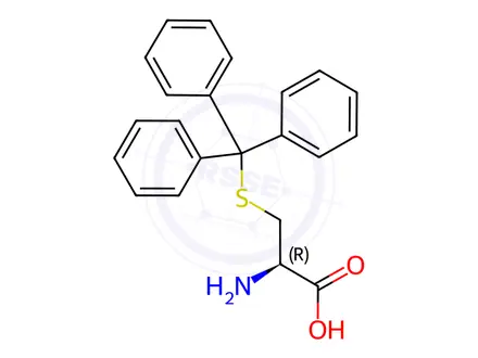 Chemical structure of S-Trityl-L-cysteine