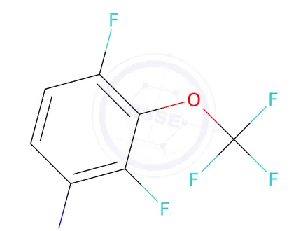 Chemical structure of 3-Amino-2,6-difluoro(trifluoromethoxy)benzene