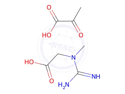 Chemical structure of Creatine pyruvate