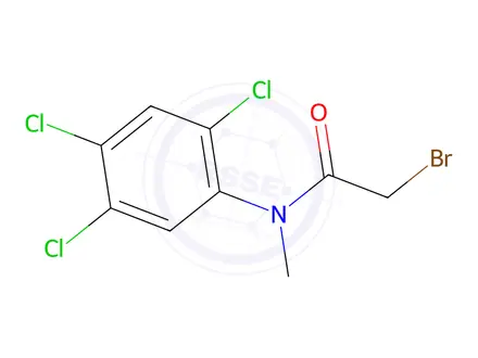 Chemical structure of 2-Bromo-N-methyl-2',4',5'-trichloroacetanilide
