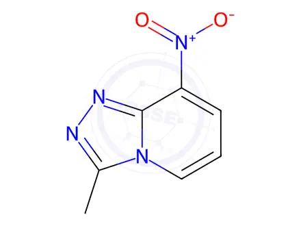 Chemical structure of 3-Methyl-8-nitro-1,2,4-triazolo[4,3-a]pyridine