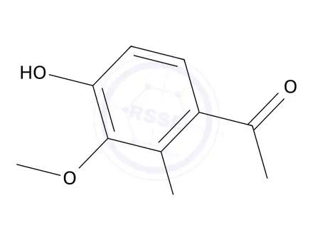 Chemical structure of 1-(2-Amino-4-hydroxy-3-methoxyphenyl)ethanone