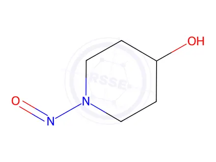 Chemical structure of N-Nitroso-4-Hydroxypiperidine