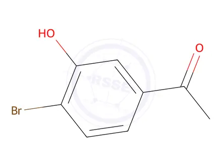Chemical structure of 4’-Bromo-3’-hydroxyacetophenone
