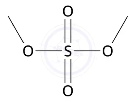 Chemical structure of 1H-Imidazolium, 1-ethenyl-1 (or 3)-methyl-, methyl sulfate, homopolymer