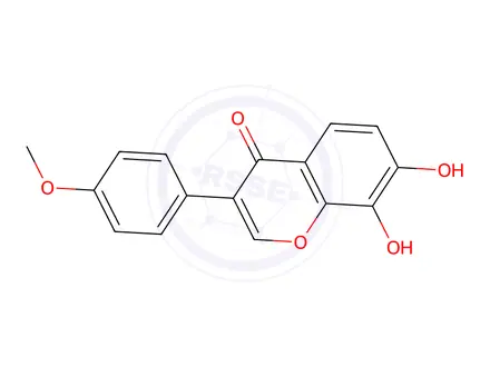 Chemical structure of 7,8-DIHYDROXY-4'-METHOXYISOFLAVONE
