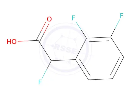 Chemical structure of 2-(2,3-Difluorophenyl)-2-fluoroacetic acid