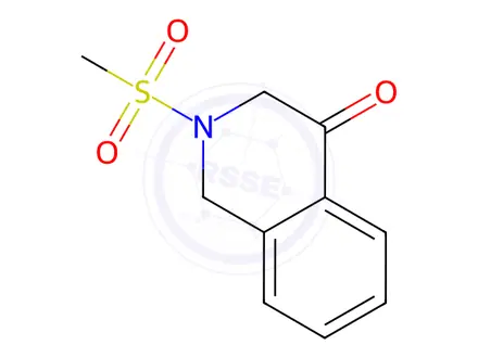 Chemical structure of 2-Methanesulfonyl-2,3-dihydro-1H-isoquinolin-4-one