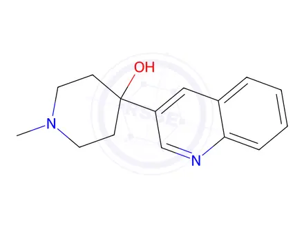 Chemical structure of 1-Methyl-4-(quinolin-3-yl)piperidin-4-ol