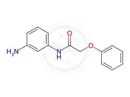 Chemical structure of N-(3-Aminophenyl)-2-phenoxyacetamide