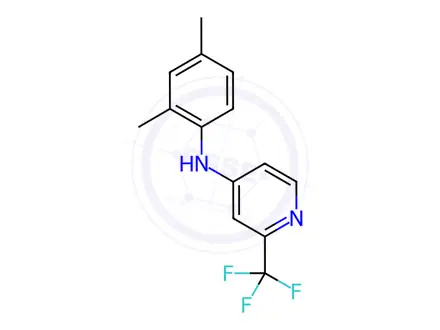 Chemical structure of N-(2,4-Dimethylphenyl)-2-(trifluoromethyl)pyridin-4-amine