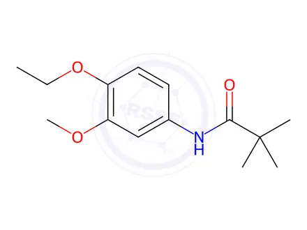 Chemical structure of n-(4-Ethoxy-3-methoxyphenyl)pivalamide