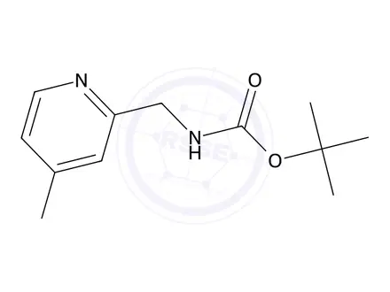 Chemical structure of tert-Butyl ((4-methylpyridin-2-yl)methyl)carbamate