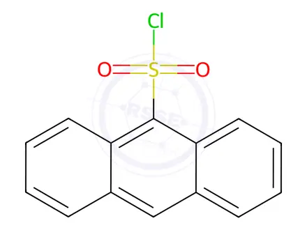 Chemical structure of Anthracene-9-sulfonyl chloride