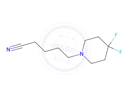 Chemical structure of 5-(4,4-Difluoro-piperidin-1-yl)-pentanenitrile