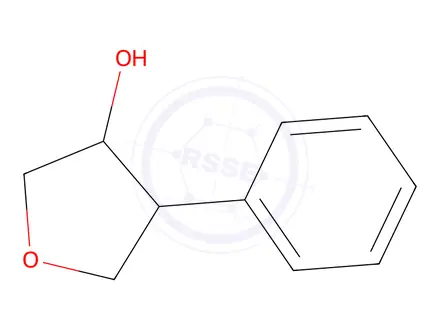 Chemical structure of 4-Phenyltetrahydrofuran-3-ol