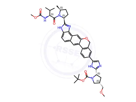 Chemical structure of Velpatasvir Impurity 62