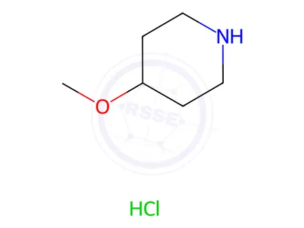Chemical structure of 4-Methoxypiperidine hydrochloride
