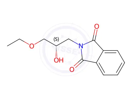 Chemical structure of (S)-2-(3-ethoxy-2-hydroxypropyl)isoindoline-1,3-dione