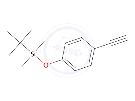 Chemical structure of tert-Butyl(4-ethynylphenoxy)dimethylsilane