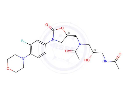 Chemical structure of Linezolid Impurity 16