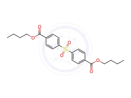 Chemical structure of 4,4'-Sulfonylbis(benzoic acid butyl) ester