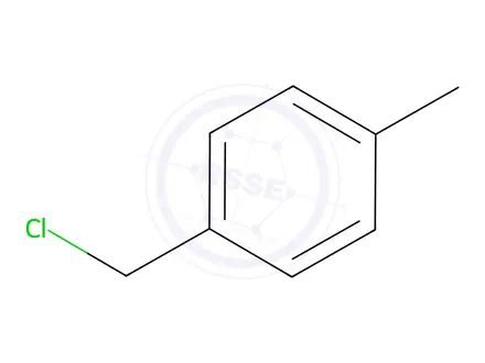 Chemical structure of 4-Methylbenzyl chloride