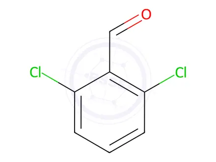 Chemical structure of 2,6-Dichlorobenzaldehyde