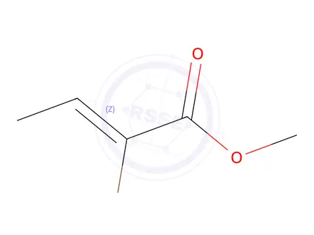 Chemical structure of Methyl 2-bromobut-2-enoate (mixture of trans and ciS)