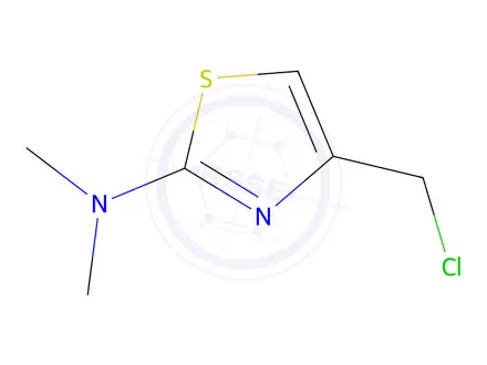 Chemical structure of 4-(Chloromethyl)-N,N-dimethylthiazol-2-amine